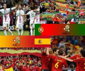 yapboz Portekiz - İspanya, yarı finale Euro 2012